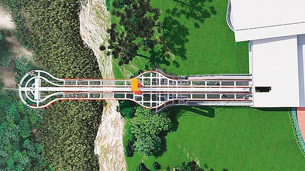 A passarela de vidro que será construída no Vale da Ferradura, em Canela