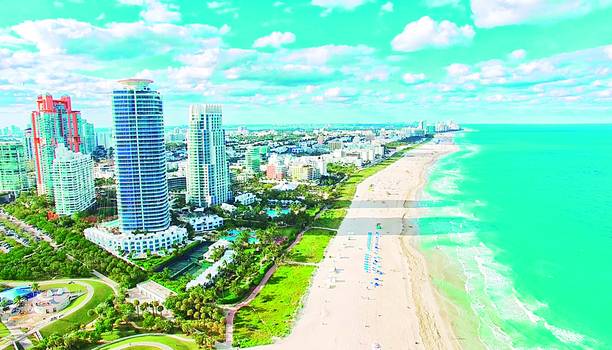 Miami Beach (EUA), a mais linda orla do Atlântico da América do Norte