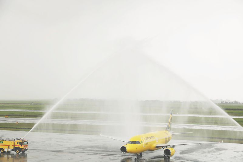 Batismo da aeronave em solo alagoano